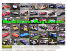 Tablet Screenshot of modellismomagichands.com